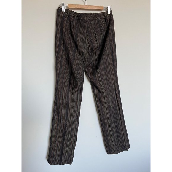 Collection Brown & Tan Stripped Pants - Size 4 - Picture 5 of 7